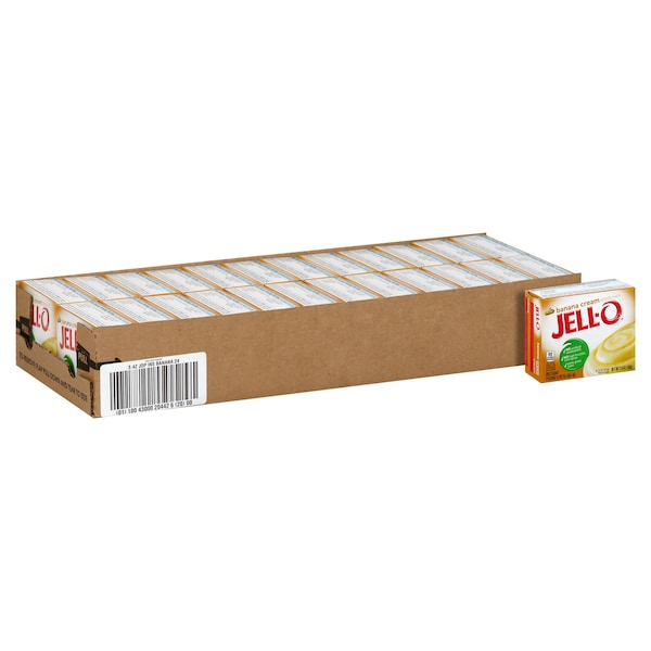 Gelatina Jell-O Instantánea Sabor Plátano 3.4 oz, Paquete de 24 - 10043000204426