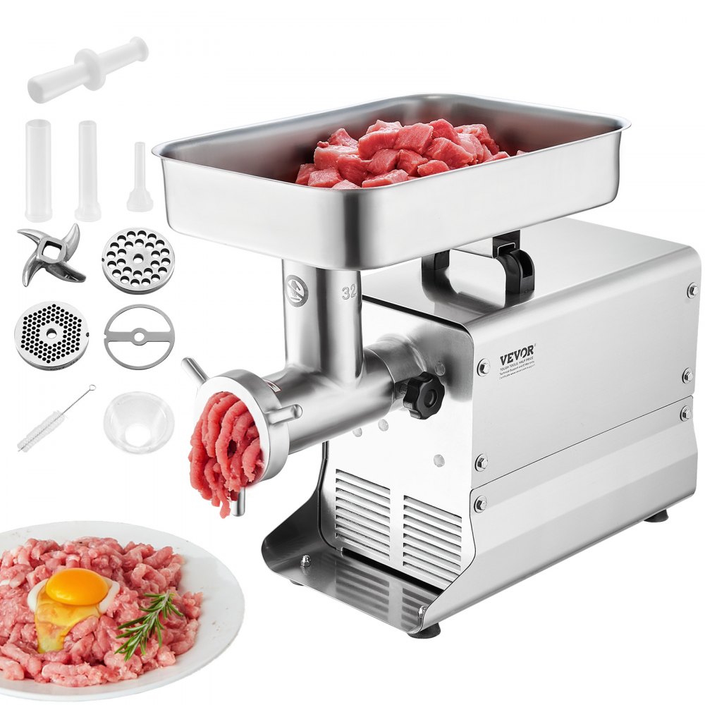 Commercial Electric Meat Grinder 21 Lbs/Min Sausage Stuffer Maker Kitchen - SYTMDDJRJSYSGN7X9V1
