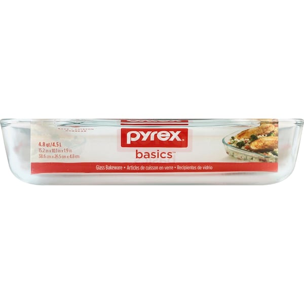 Pyrex 10 in. W X 15 in. L Baking Dish Clear - 6001040