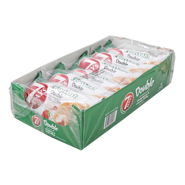 7 Días 7 Días Croissant Fresa y Vainilla 2.65 oz., PK24 - 500120507