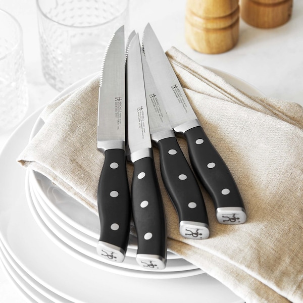 Zwilling J.A. Henckels Forged Accent 4-pc Steak Knife Set, Black - 19549-004