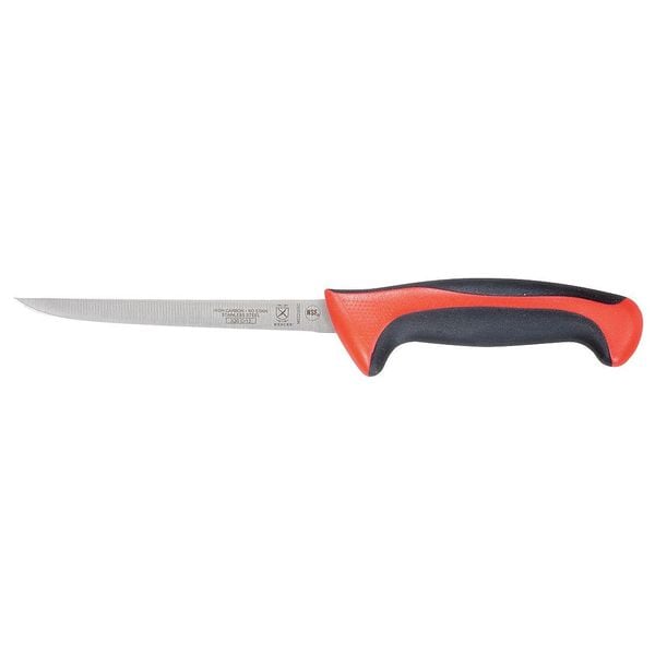 Mercer Cutlery Boning Knife, Narrow, 6 In., Red Handle - M22206RD