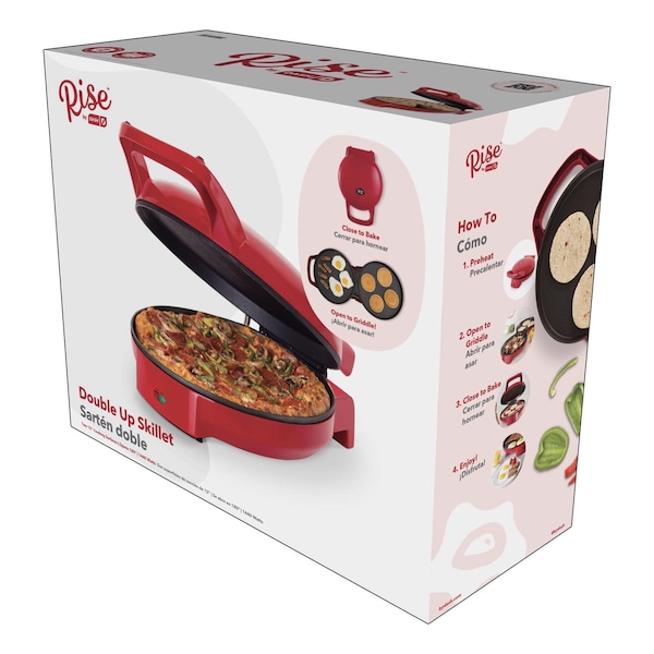 Rise By Dash 16 in. L X 12 in. W Metal Nonstick Surface Electric Griddles - RDUS120GBRR02
