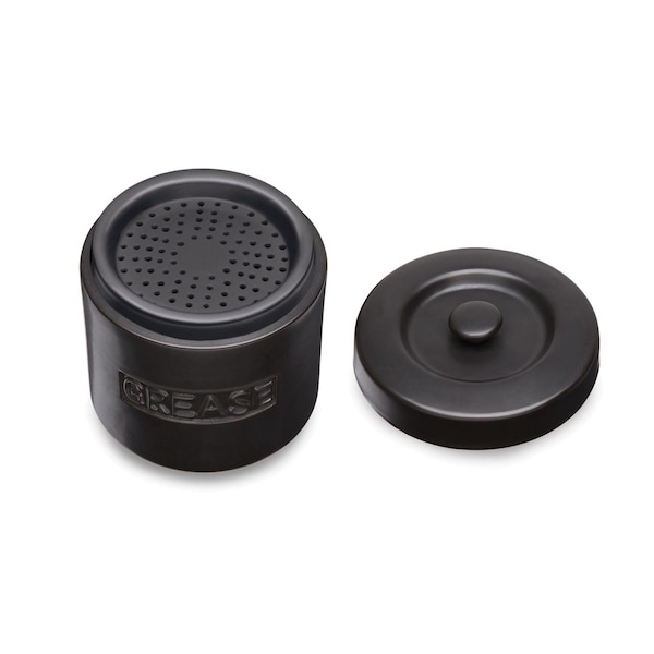 Fox Run 5 in. W X 5 in. L Black Ceramic Grease Container 32 oz - 48764