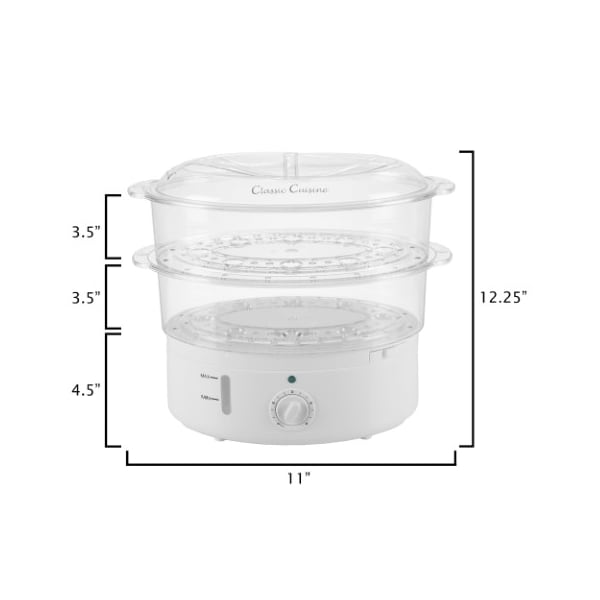 Hastings Home Hastings Home 6.3 Quart Electric Food Steamer - 838336VVF