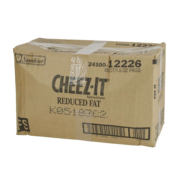 Galleta original Cheez-It Cheez-It con Reducción de Grasa 1.5 oz., Paquete de 60 unidades - 2410012226