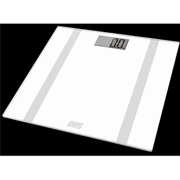 Moon Knight Optima Home Scales FM-330 Form Bathroom Body Weight Scale; White - FM-330
