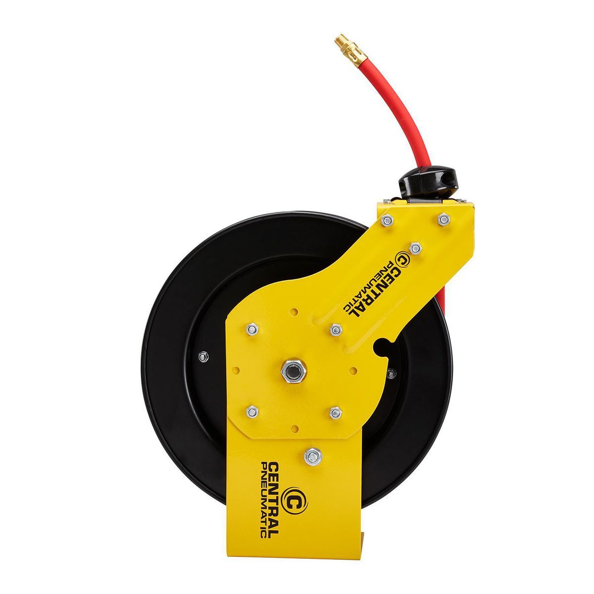 Carrete retráctil de manguera de aire de 3/8 pulg. x 25 ft. Central Pneumatic - 64682