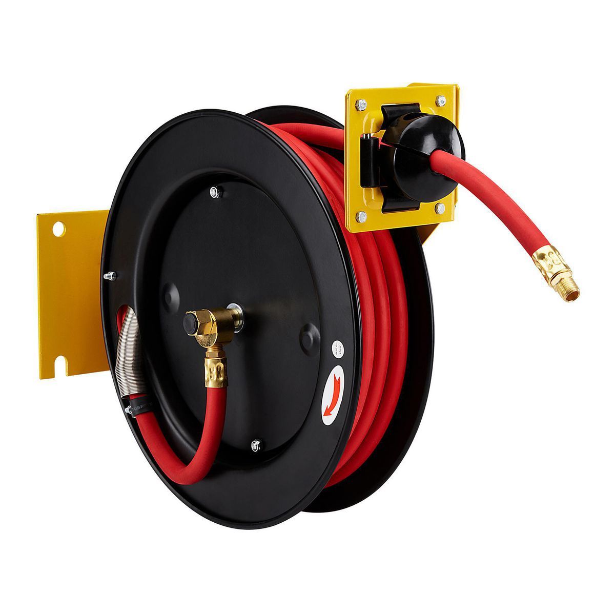 Carrete retráctil de manguera de aire de 3/8 pulg. x 25 ft. Central Pneumatic - 64682