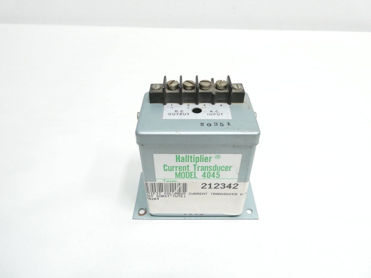 SCIENTIFIC COLUMBUS 4045 CURRENT TRANSDUCER ELECTRONIC TRANSDUCER