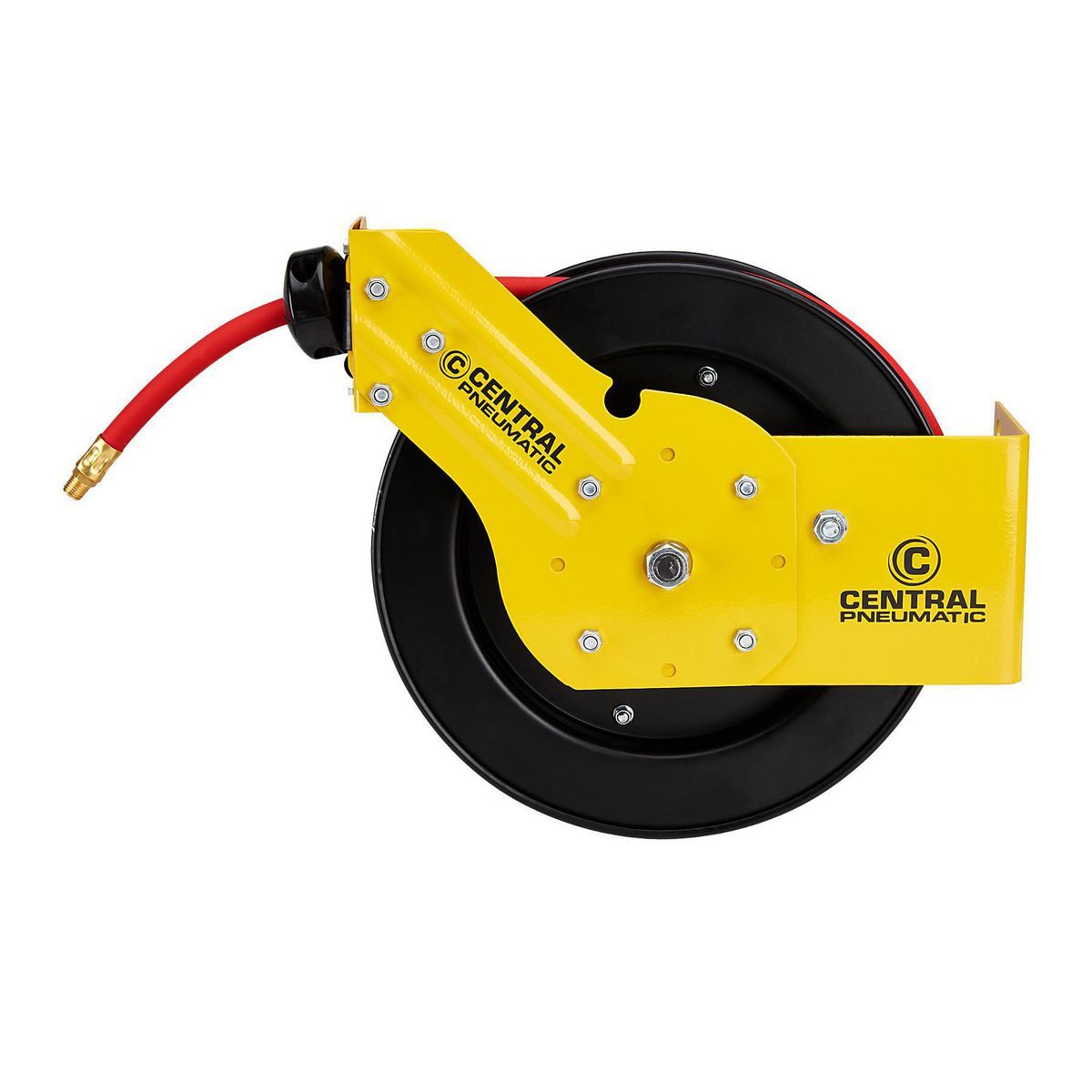Carrete retráctil de manguera de aire de 3/8 pulg. x 25 ft. Central Pneumatic - 64682