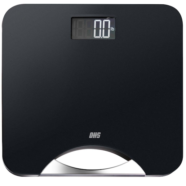 Moon Knight Optima Home Scales SI-400 Silhouette Bathroom Weight Scale; Black - SI-400