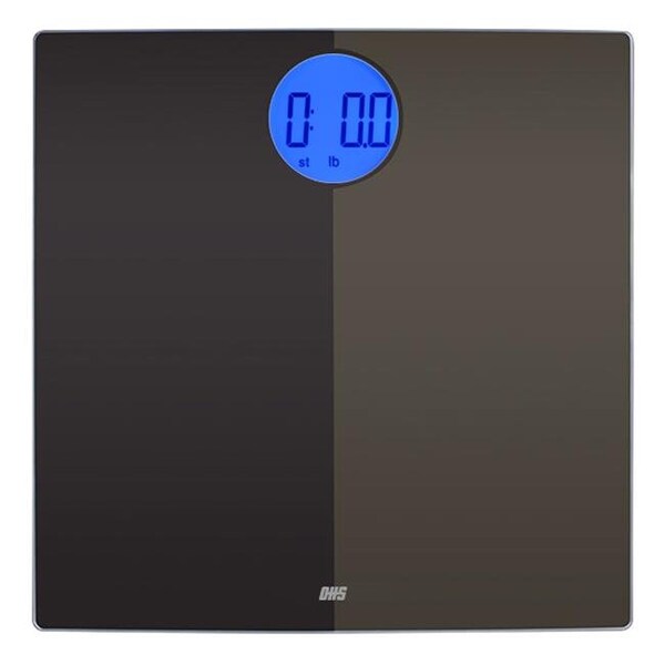 Moon Knight Optima Home Scales SH-400 Shadow Bathroom Body Weight Scale; Black - SH-400