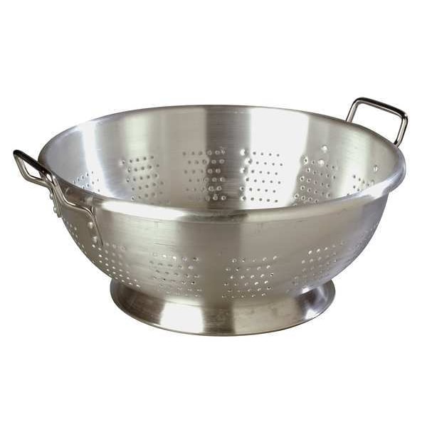 Carlisle Foodservice Colander, Aluminum, 11 qt., PK6 - 60279