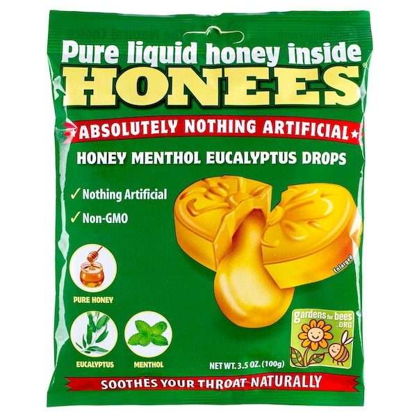Bolsas de caramelos para la tos de miel de Honees Honees, PK240 - 0403