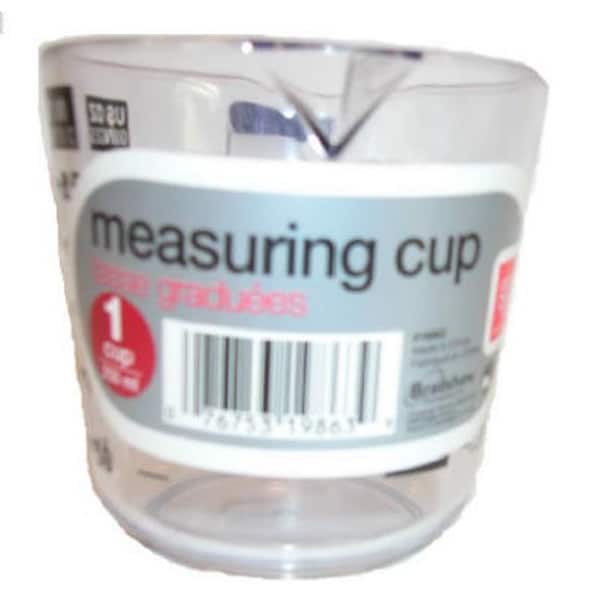 Good Cook Good Cook 19863 High Impact Clear San Plastic Measuring Cup; 1 Cup - 268584