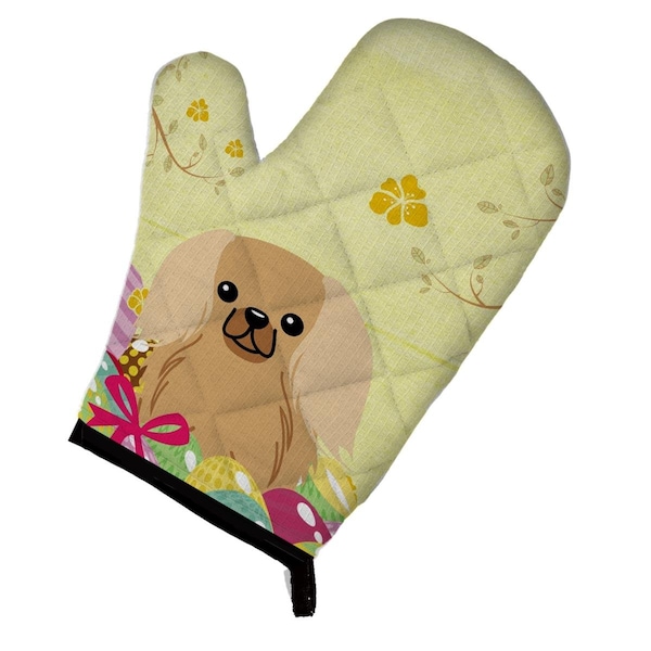 Carolines Treasures Easter Eggs Pekingnese Fawn & Sable Oven Mitt - BB6104OVMT