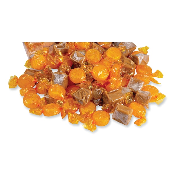 Office Snax. Variedad de dulces, Mezcla de dulces suaves de caramelo de mantequilla, Bolsa de 1 lb - 00665