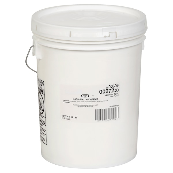 Crema de malvavisco Kraft en contenedor de 17 libras - 00600699002721