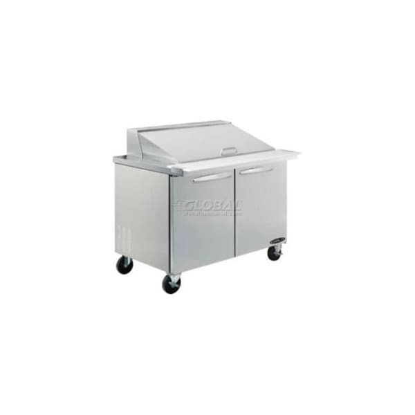 Mvp Group Corporation Kool-It Salad Table 48" 2 Door - Megatop - KSTM-48-2