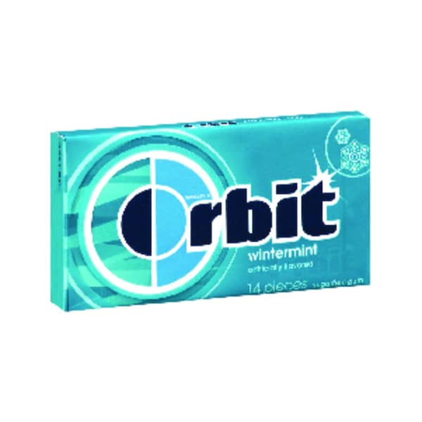 Chicle sin azúcar Orbit Wintermint 14 piezas - 461957