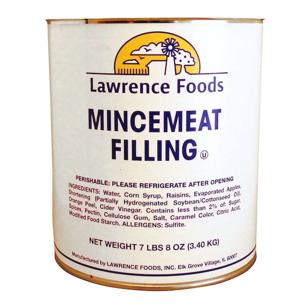 Productos Lawrence Foods Relleno de Mincemeat para Lata #10, Paquete de 6 - 172006