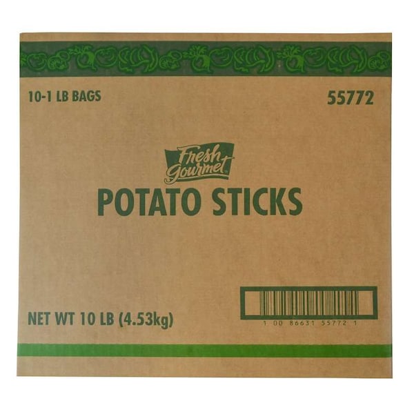 Palitos de Papa Gourmet Frescos Frescos 1 lb, paquete de 10 - 55772