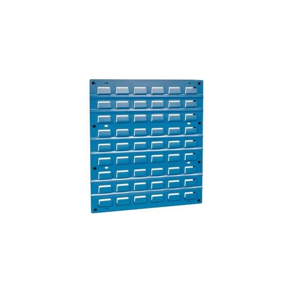 Global Equipment Steel Louver Panel, 18"W, Blue - 249288ABL