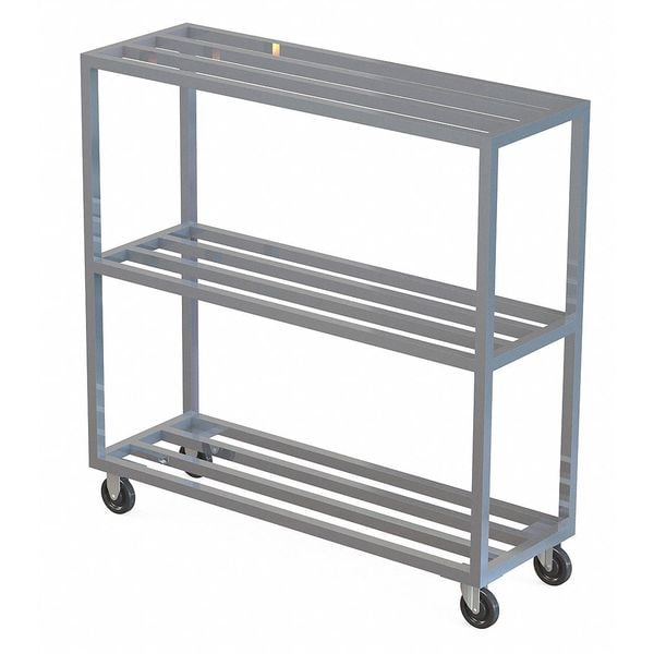R.W. Rogers Co Fixed Shelf Truck, Aluminum, Mobile - 01-MFS-203660-3