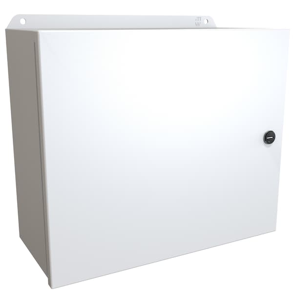 Hammond Steel Electrical Enclosures, 12 in H, 6 in D, 14 in W, NEMA 4, Hinged - EJ12146LG
