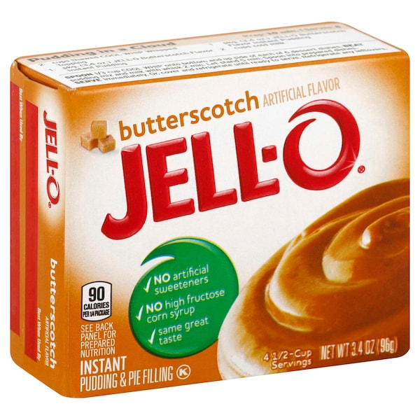 Pudin de caramelo instantáneo Jell-O 3.4 oz., paquete de 24 - 10043000204358