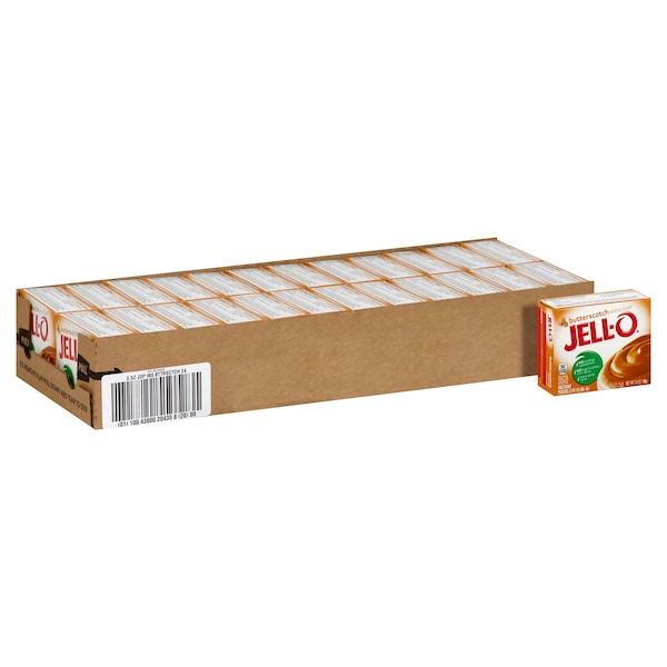 Pudin de caramelo instantáneo Jell-O 3.4 oz., paquete de 24 - 10043000204358