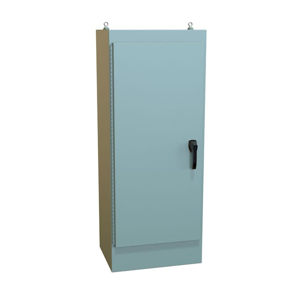 Hammond Steel Electrical Enclosures, 60.06 in H, 18.06 in D, 24.06 in W, NEMA 12, Hinged - 1418TW18