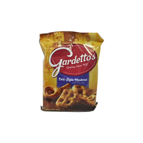 Mezcla de bocadillos al estilo deli de pretzel con mostaza de Gardettos Gardetto's, 5.5 oz., Paquete de 7 - 16000-14866
