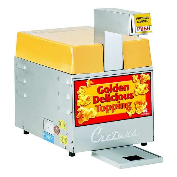 Cretors Butter Topper, 2.5 gal., 120V, SS, Silber - CTDA-X