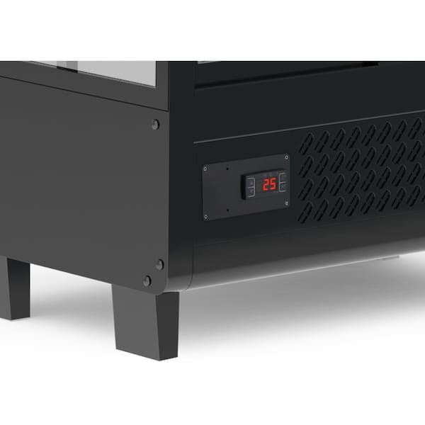 Koolmore Commercial Countertop Refrigerator Display Case Merchandiser with LED Lighting - CDC-3C-BK
