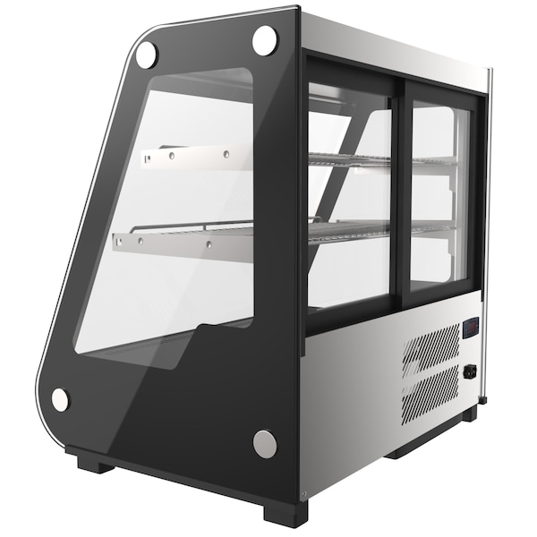 Koolmore 27" Commercial Countertop Refrigerator Display Case Merchandiser with LED Lighting - CDC-4C-BK