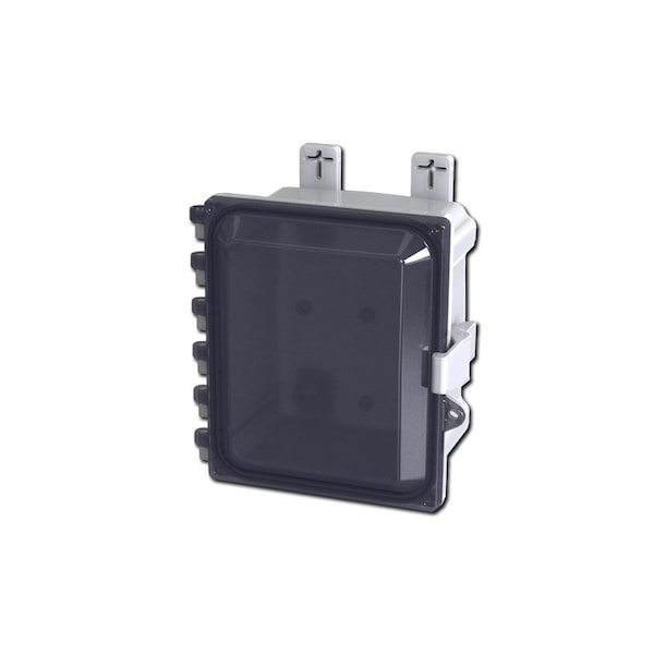 Saginaw Control & Engineering Polycarbonate Electrical Enclosures, 9.41 in H, 5.86 in D, 8.68 in W, NEMA 3R, 4, 4X, 12, 13 - SCE-806PCW