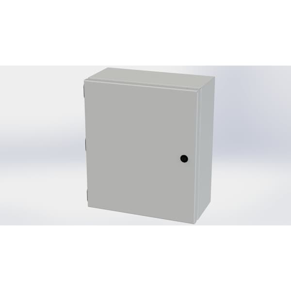 Saginaw Control & Engineering Carbon Steel Electrical Enclosures, 14 in H, 6 in D, 12 in W, NEMA 3R, 4, 12, 13, Hinged - SCE-1412ELJLG