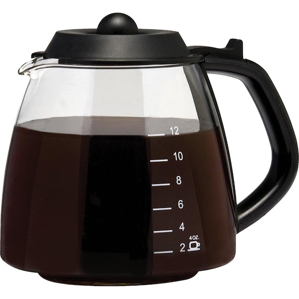 Medelco 12 Cup Cafe Brew Universal Replacement Coffee Carafe - 1-GL312-BL-4