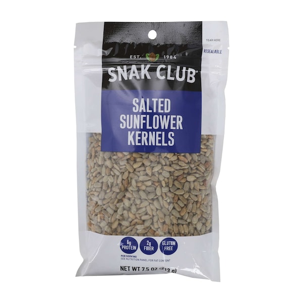 Club de bocadillos Snak Century Snacks Premium Pack de Kernels de Girasol 7.5 oz., PK6 - 1721473