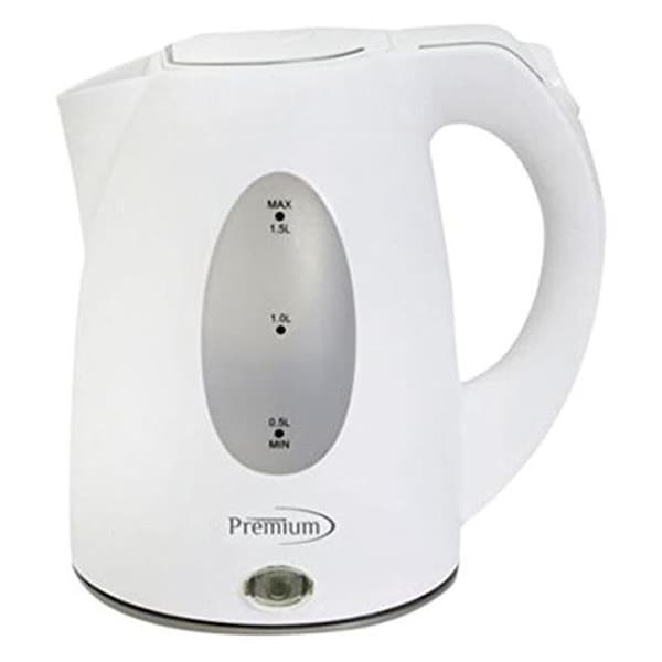 Precision Trading Corp Precision Trading PTK5156 Stainless Steel Electric Tea Kettle; Black & Silver - PTK5156