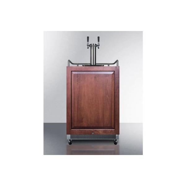 Summit Appliance Div. Summit-Undercounter Beer Dispenser, Built-In Use, No-Frost, Digital Thermostat - SBC677BIIFTWIN