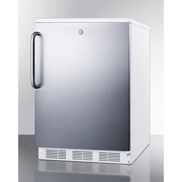 Summit Appliance Div. Summit  Commercial Undercounter All Refrigerator 5.5 Cu. Ft. White - FF7LWSSTB