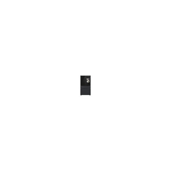 Almo 23 cu. ft. Smart BESPOKE 4-Door French Door Refrigerator, Family Hub in Panel-Ready White Glass - RF23BB8900AWAA
