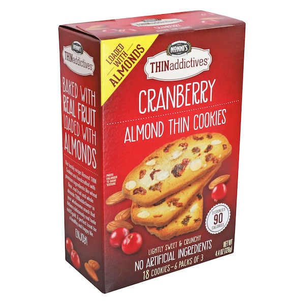 Delgadas Adictivas Arándano Almendra 4.4 oz., PK6 - 197369