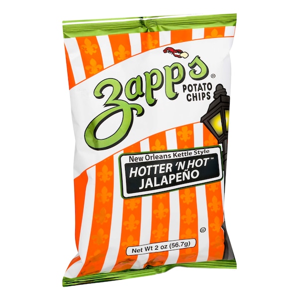Papas Fritas Zapp's Jalapeño de 5 oz., paquete de 25 - 6021.