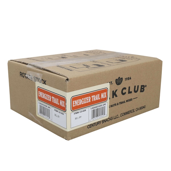 Club de bocadillos Snak Century Energizer Mezcla de Frutas Secas 6.75 oz., Paquete de 6 - 1721459