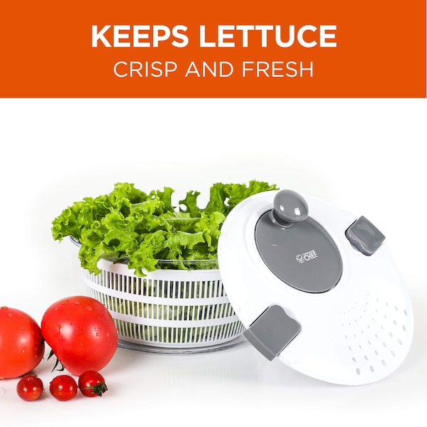 Commercial Chef Salad Spinner BPA Free, Wash and Dry Lettuce and Vegetables - CH1542