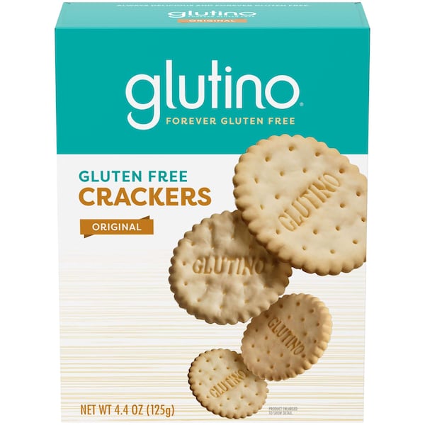 Galletas originales sin gluten Glutino Glutino 4.4 oz, caja de 6 - 7852303850